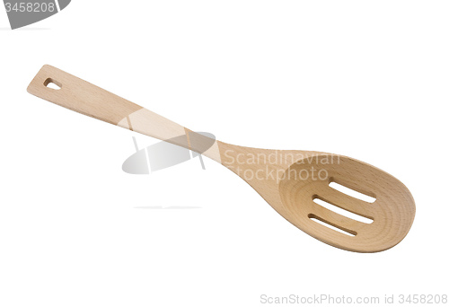 Image of Wooden kitchen spatula