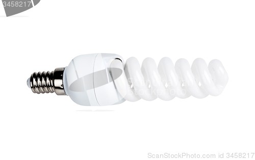 Image of Energy saving fluorescent light bulb