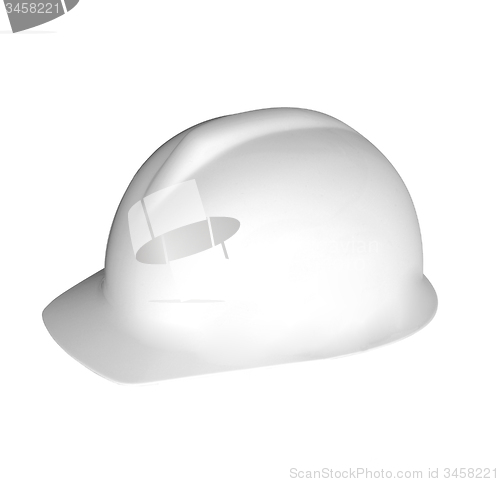 Image of White hard hat, isolated on white