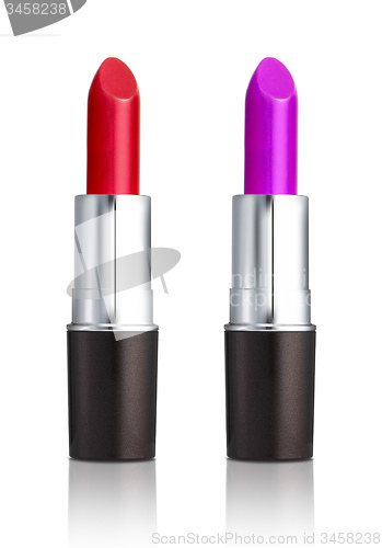 Image of lipsticks isolated