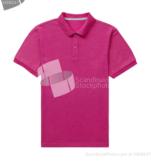 Image of pink T-shirt isolated