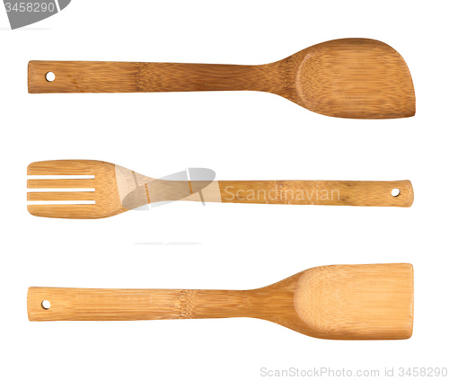 Image of Wooden cutlery