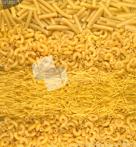 Image of pasta background or texture