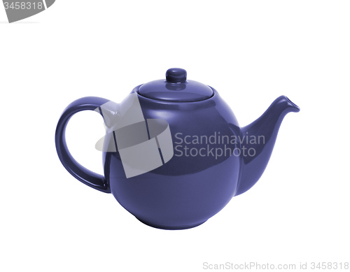 Image of teapot isolated on white background