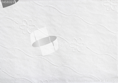 Image of Texture of white tissue paper