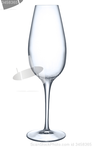 Image of empty champagne glass