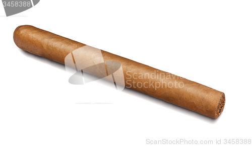 Image of cigar isolated on white