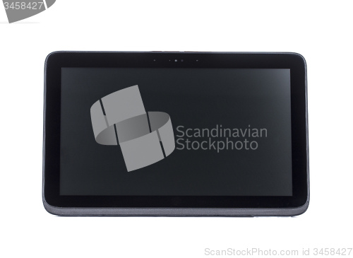 Image of Black abstract tablet computer