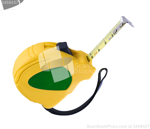 Image of tape measure isolated