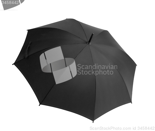 Image of opened Black umbrella