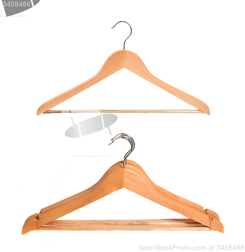 Image of hangers isolated