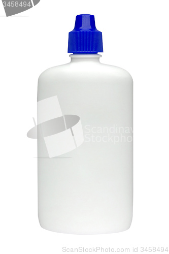 Image of glue. plastic white bottle