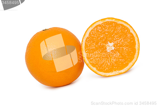 Image of Sliced orange fruit