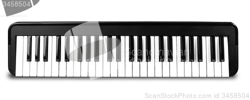 Image of Synthesizer isolated on white