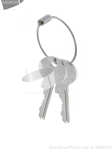 Image of keys on a white background