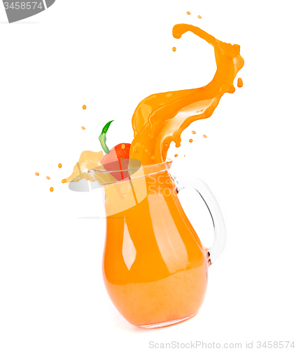 Image of orange juice splash