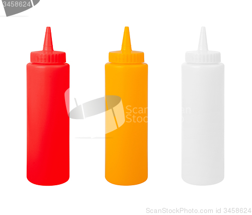 Image of different bottles on a white background