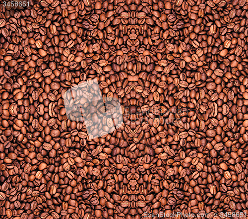 Image of Coffee beans texture