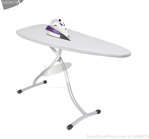 Image of ironing board isolated 