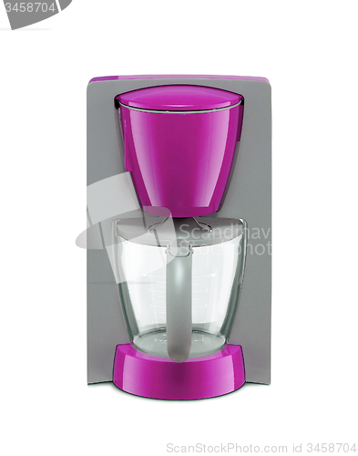 Image of pink coffee maker