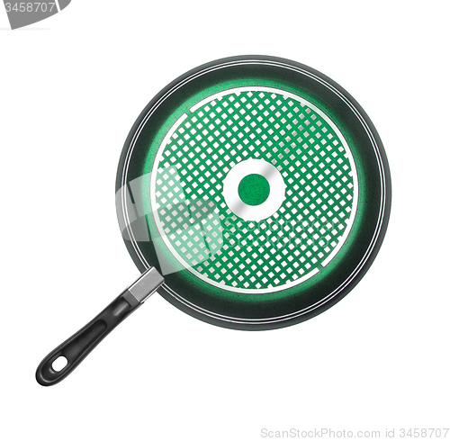 Image of Large metal frying pan