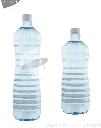 Image of water in bottles