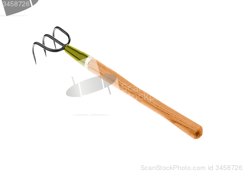 Image of rake isolated