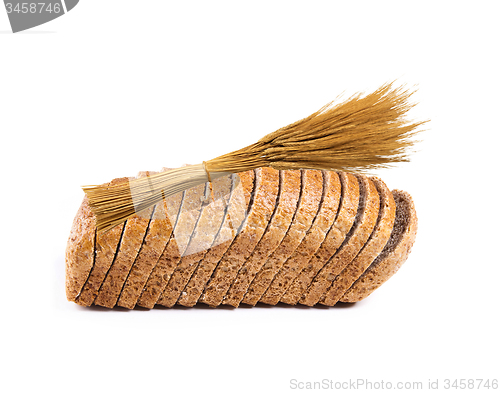 Image of wheat and loaf of bread