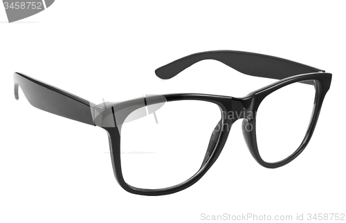 Image of Black Eye Glasses Isolated on White