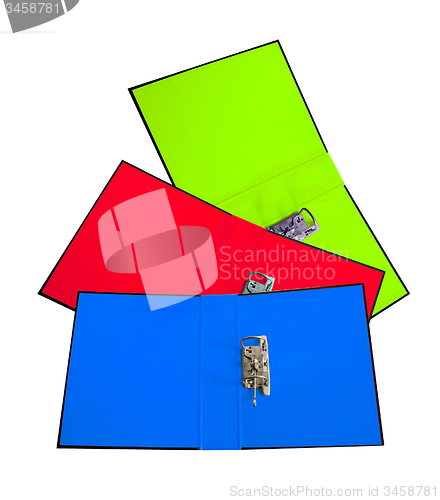 Image of folder for paper isolated
