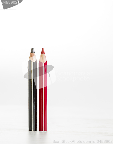 Image of Black and Red Pencils