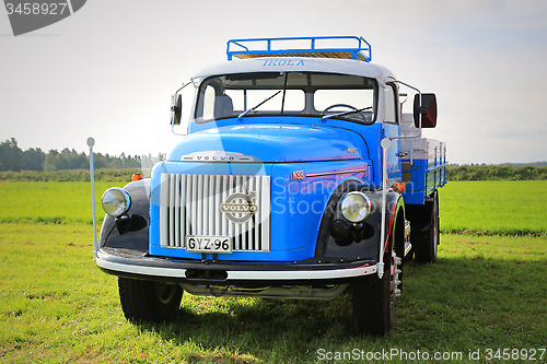 Image of Blue Volvo N88 Pickup Truck