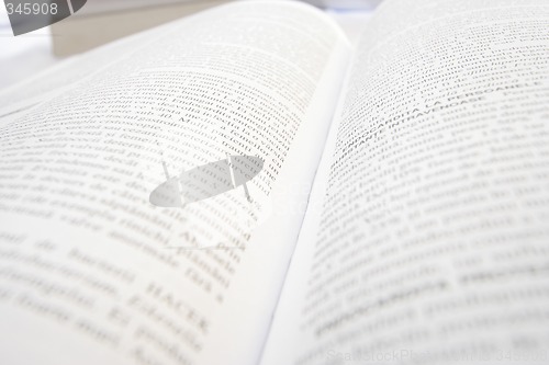 Image of Opened book