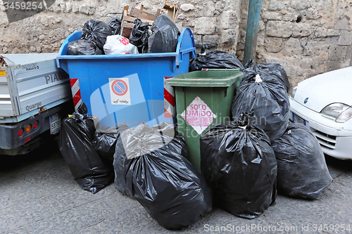 Image of Naples garbage