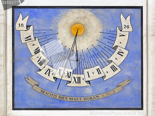 Image of Sundial clock Ljubljana