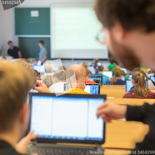 Image of Informatics workshop at university.