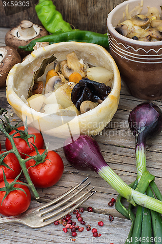 Image of vegetable stir-fry recipe traditional Ukrainian cuisine