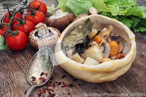 Image of vegetable stir-fry recipe traditional Ukrainian cuisine