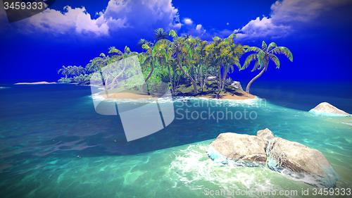 Image of Tropical island