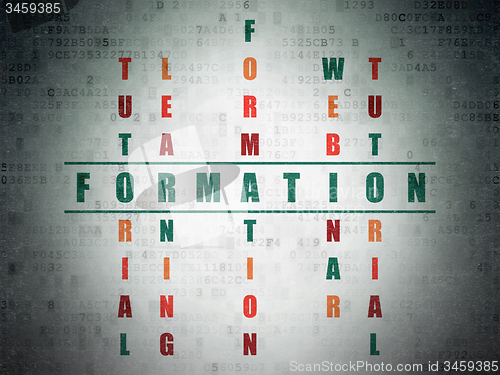 Image of Studying concept: word Formation in solving Crossword Puzzle