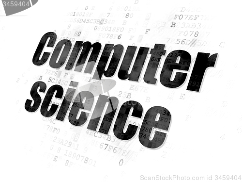 Image of Science concept: Computer Science on Digital background