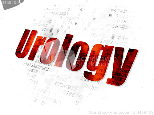 Image of Medicine concept: Urology on Digital background