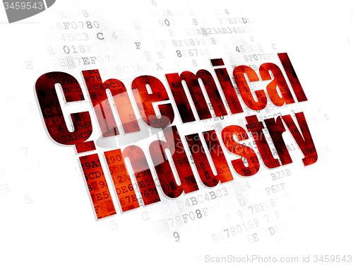 Image of Manufacuring concept: Chemical Industry on Digital background