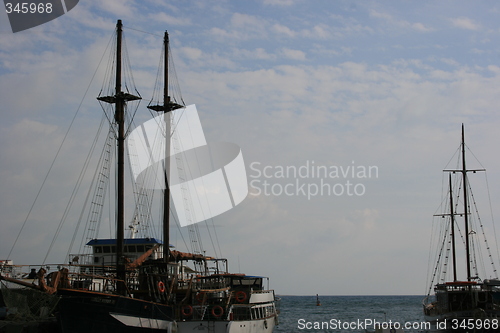 Image of At the harbor
