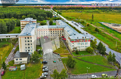 Image of Tyumen Neftyanik hospital in medical town, Russia