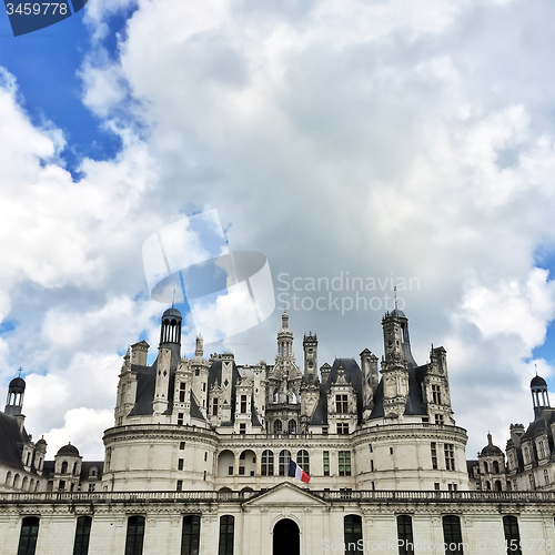 Image of Majestic Chambord castle in France