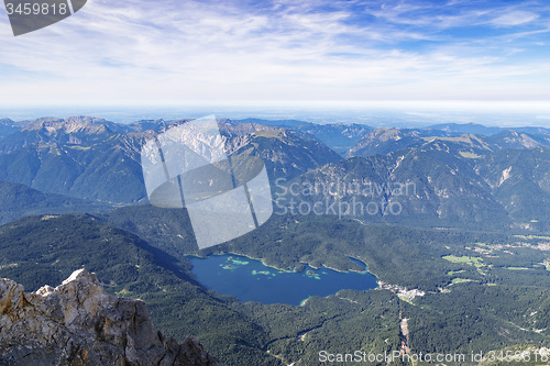 Image of View to lake Eibsee