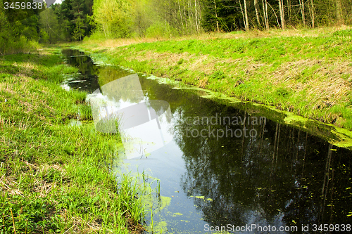 Image of a small river  