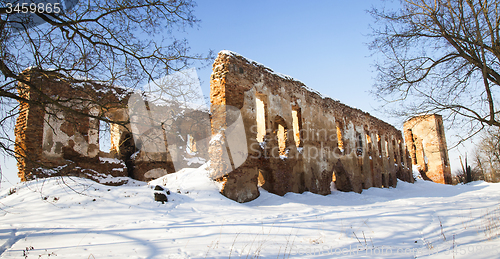 Image of ruins of the fortress  