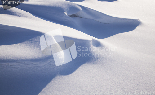 Image of snow snowdrift  